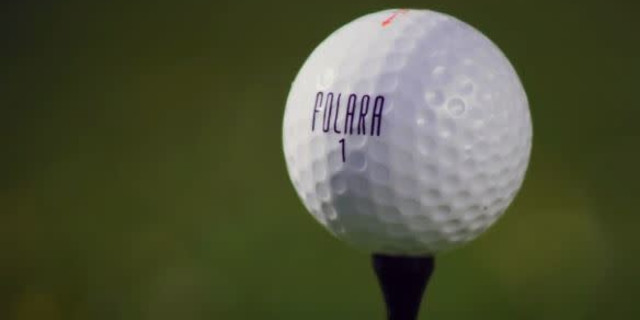 A Round With A Golf Ball That Only Flies Straight